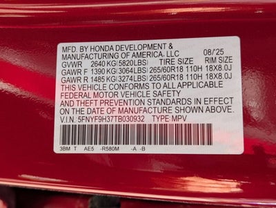 2026 Honda Passport RTL