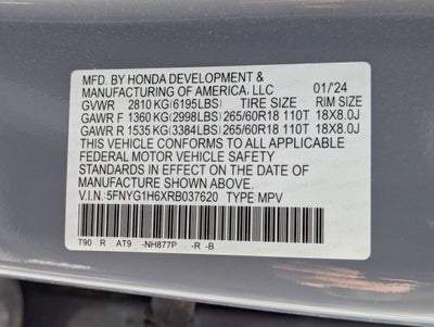 2024 Honda Pilot AWD TRAILSPORT