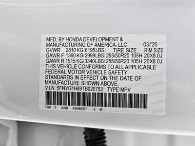 2026 Honda Pilot Elite