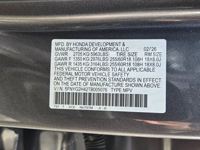 2026 Honda Pilot EX-L