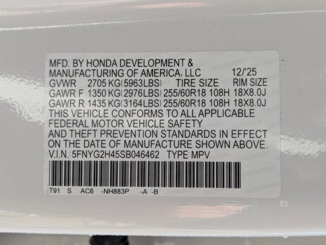 2025 Honda Pilot 2WD EX-L