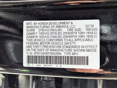 2026 Honda Pilot 2WD EX-L