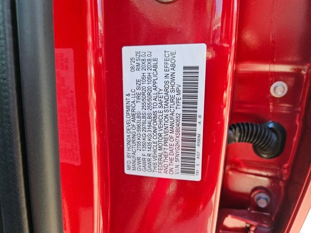 2025 Honda Pilot 2WD Touring w/HPD Wheels