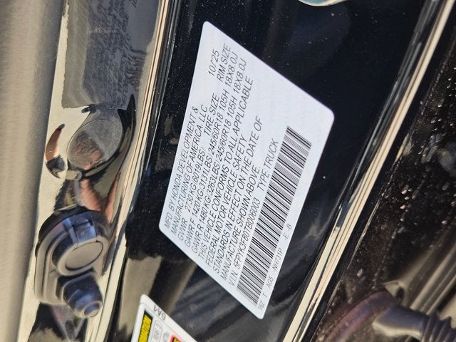 2026 Honda Ridgeline Black Edition