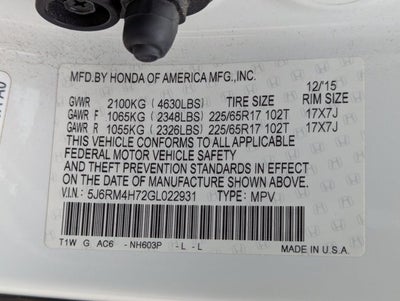 2016 Honda CR-V EX-L