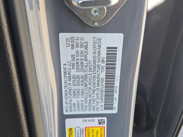 2026 Honda CR-V 2WD Sport-L Hybrid