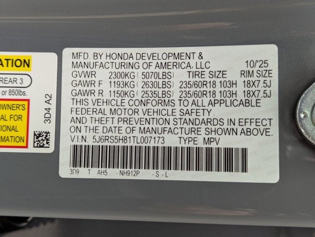 2026 Honda CR-V Hybrid 2WD Sport-L Hybrid