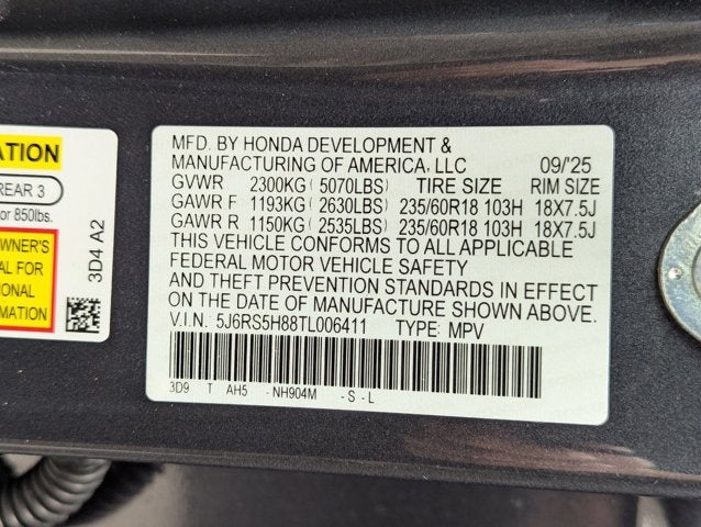 2026 Honda CR-V 2WD Sport-L Hybrid