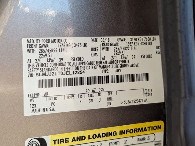 2018 Lincoln Navigator Reserve