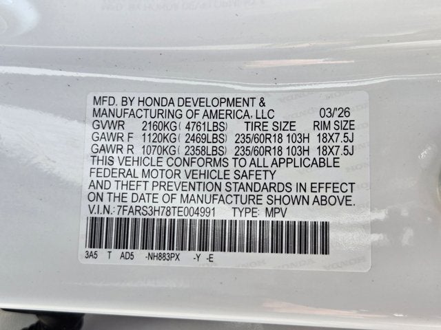 2026 Honda CR-V EX-L