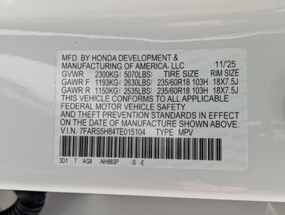 2026 Honda CR-V 2WD Sport-L Hybrid