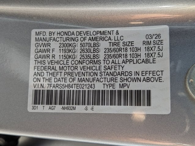 2026 Honda CR-V Hybrid 2WD Sport-L Hybrid