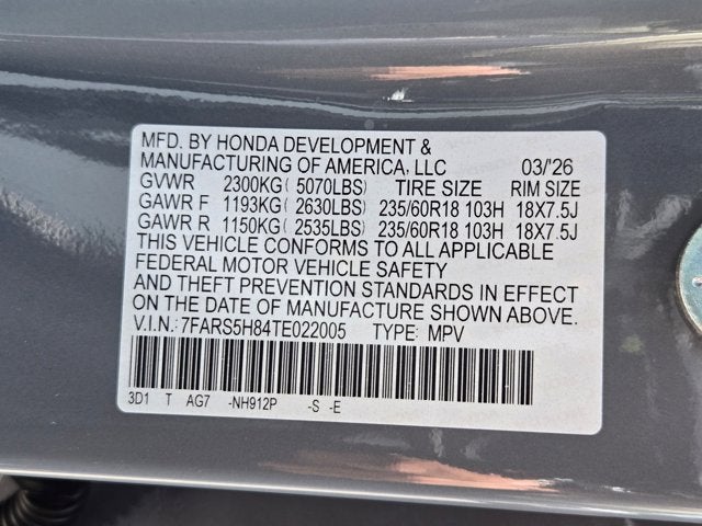 2026 Honda CR-V Hybrid 2WD Sport-L Hybrid