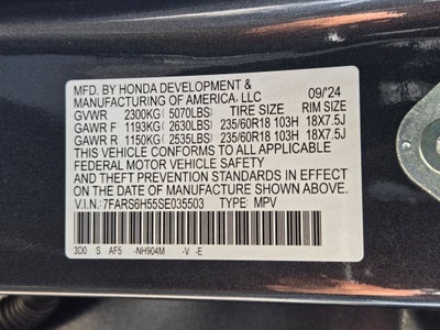 2025 Honda CR-V HYBRID AWD SPORT