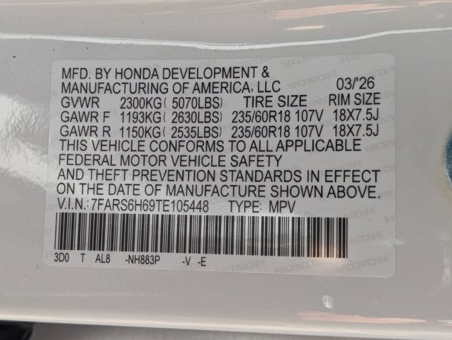 2026 Honda CR-V Hybrid AWD TrailSport Hybrid