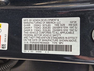 2024 Honda CR-V Hybrid HYBRID AWD SP TRG