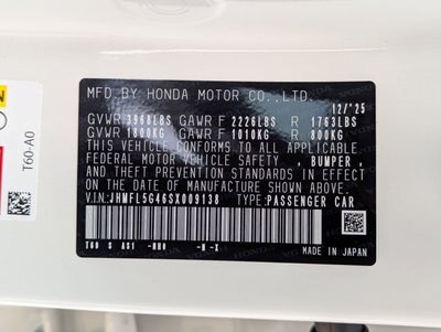 2025 Honda Civic Base