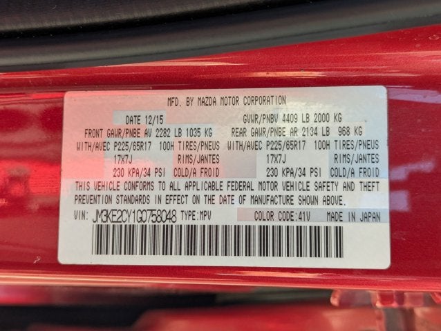 2016 Mazda Mazda CX-5 Touring