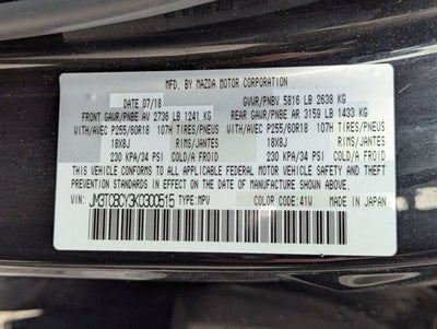 2019 Mazda Mazda CX-9 Touring