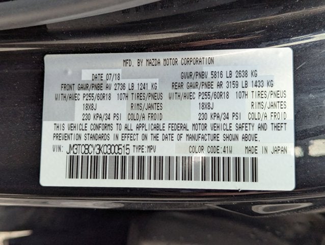 2019 Mazda Mazda CX-9 Touring