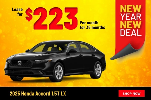 Gunn Honda Accord lease banner
