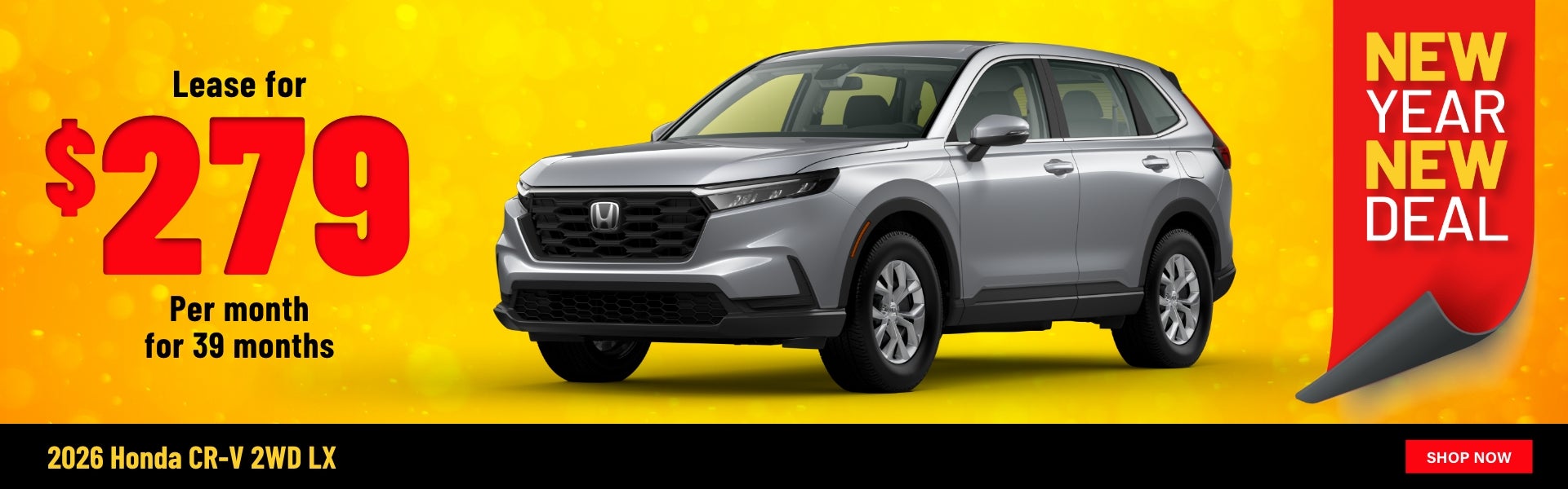 Gunn Honda CR-V lease banner