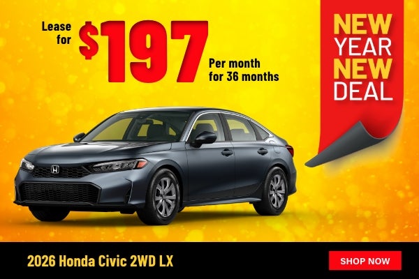Gunn Honda Civic lease banner