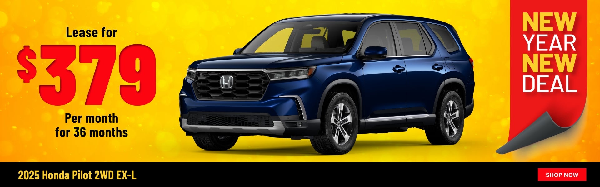 Gunn Honda Pilot lease banner