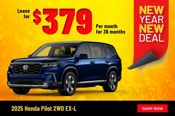 Gunn Honda Pilot lease banner
