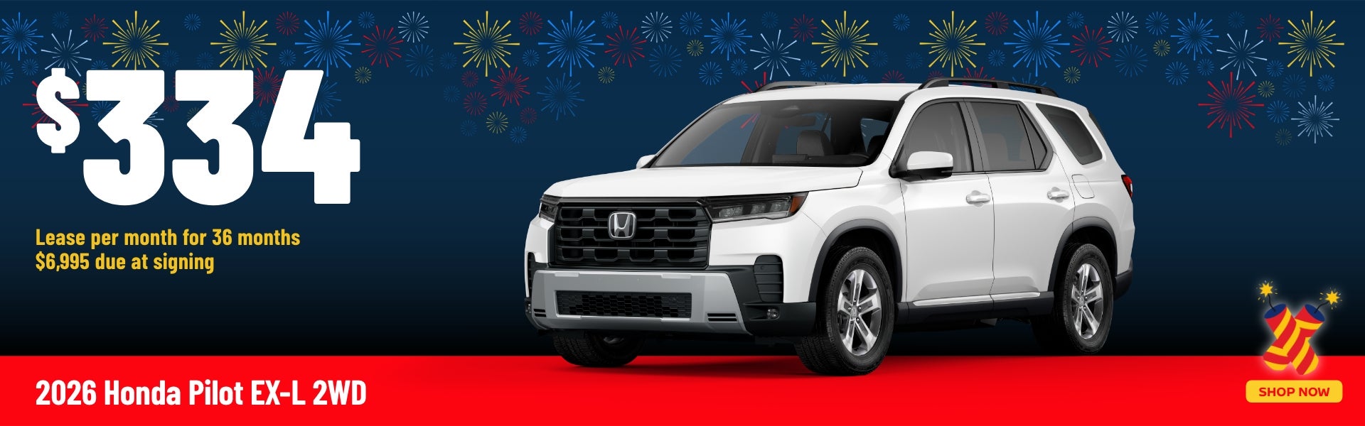Gunn Honda Pilot lease banner