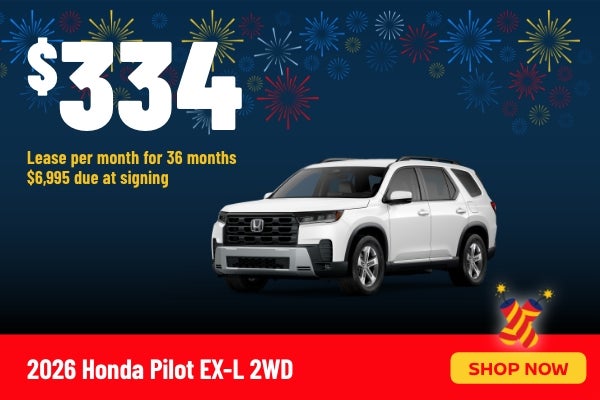 Gunn Honda Pilot lease banner