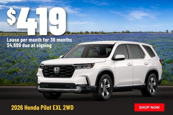 Gunn Honda March Pilot banner