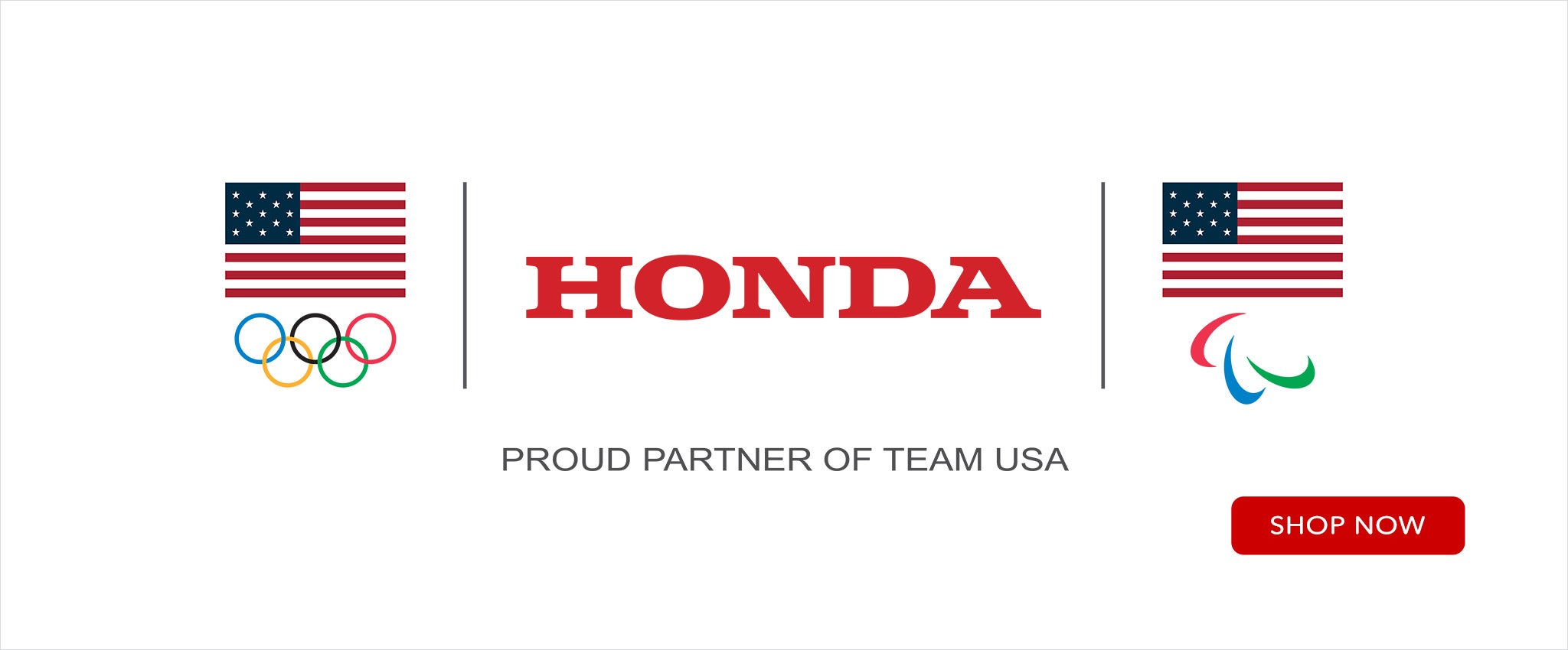 Honda Olmpics white banner