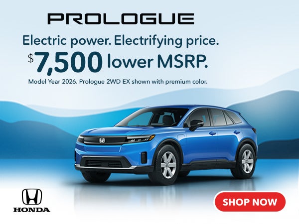 Prologue $7,500 lower MSRP