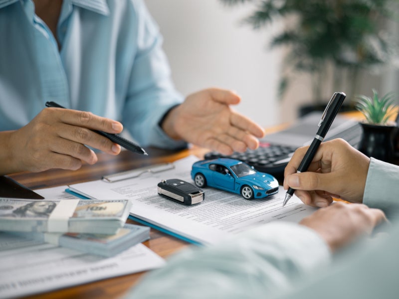 Filling out paper work